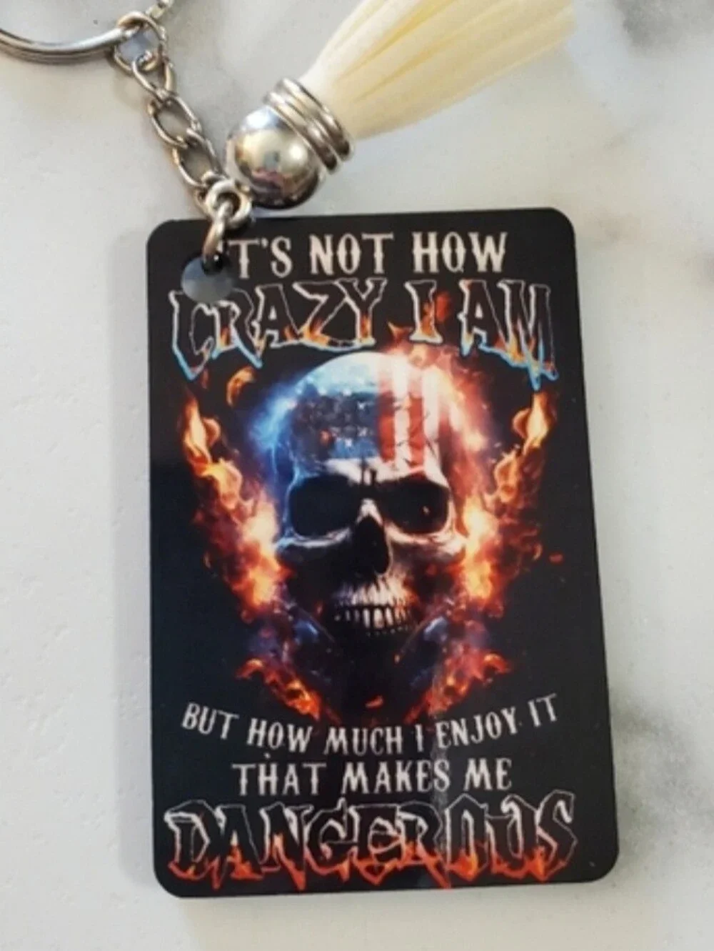 Crazy DANGEROUS Keychain